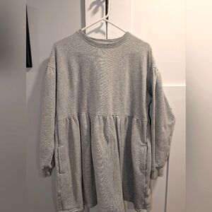 AE Baby Doll Sweatshirt Dress